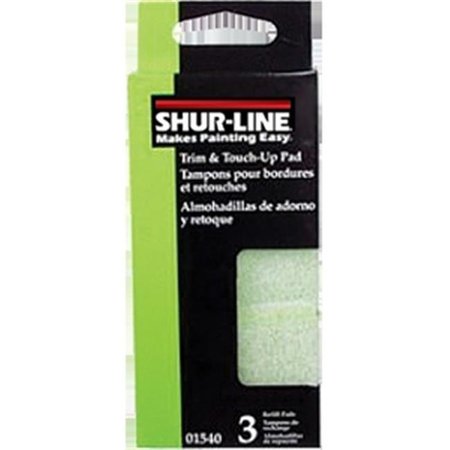 SHUR-LINE Shur-Line 1540 Mini Trim Pad Painter Refills; 3 Pack 22384015401